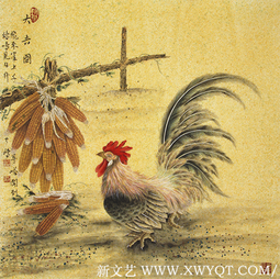《大吉图》66cmx66cm
