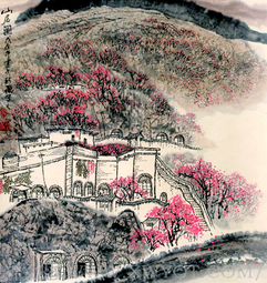 《山居图》65.8cm×61.2cm