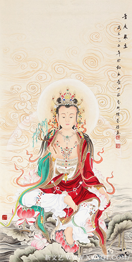 《普度众生》132cmx66cm