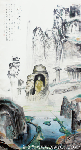 《越乡揽胜》规格：122cmx244cm