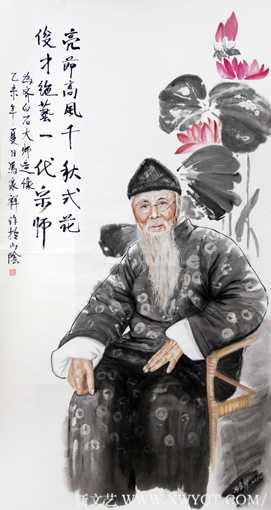 《齐白石》规格：180cmx97cm