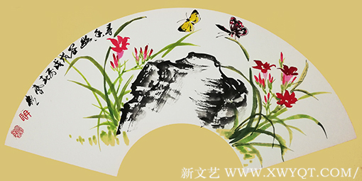 冉凤岭作品《寻香幽谷》