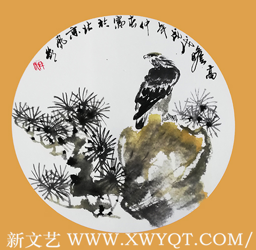 冉凤岭作品《高瞻》