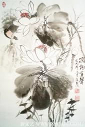 王在广作品《润物有声》