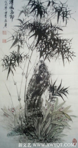 王在广作品《清风高节》