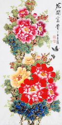 陈齐旗作品《花开富贵》系列3
