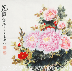 陈齐旗作品《花开富贵》系列6