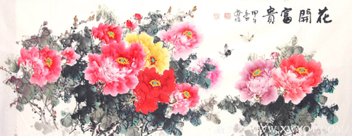陈齐旗作品《花开富贵》系列8