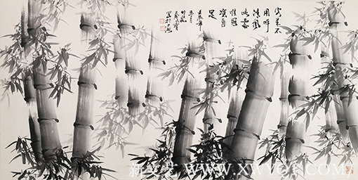 《客来不用呼清风》规格：137cmx67cm