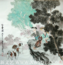 高健林作品《旺春图》
