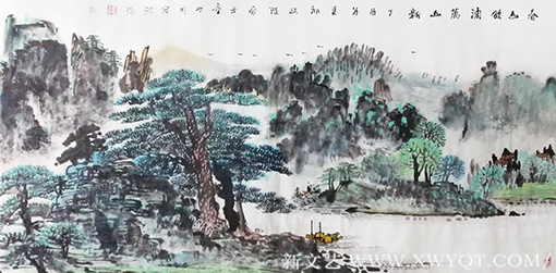 《春山欲滴万山新》