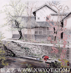 《春色满农庄》68cmx68cm