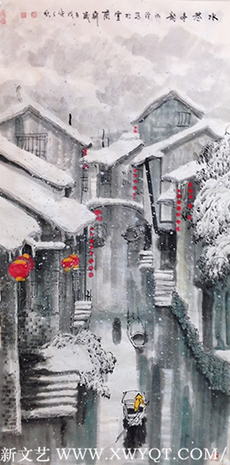 《水巷冬韵》