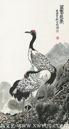 《益寿延年》规格：99x54cm