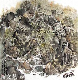 《秋野清泉之一》