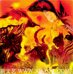 慈向群油画《祈福》