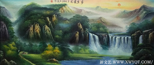 《万里霞光》