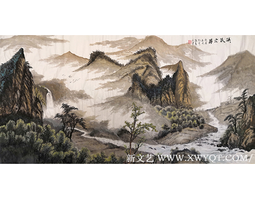 《溪流云海》