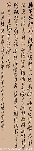 蒋建平作品《经尚湖望虞山诗》
