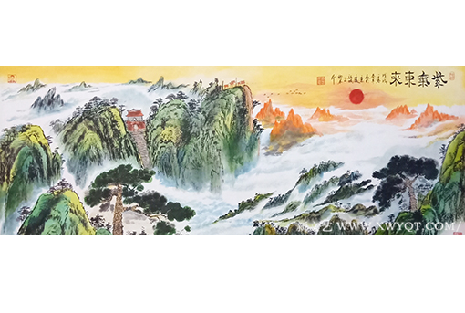邓青林（柳春羊）作品《紫气东来》