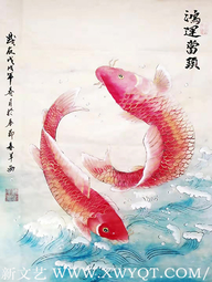 邓青林（柳春羊）作品《鸿运当头》