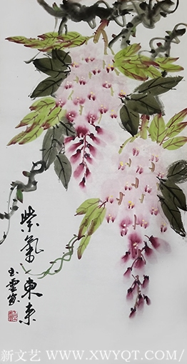 黄玉灵作品《紫气东来》