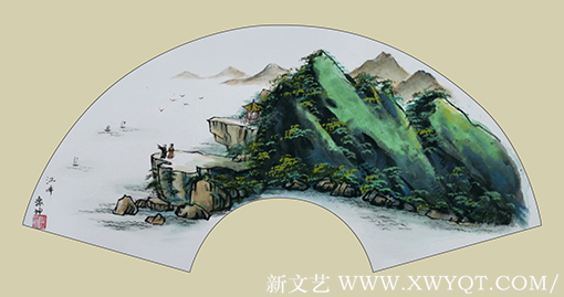 6路豫坤作品《江畔春风》
