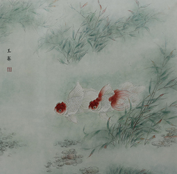 王赛作品《寻梦》规格：64cmX64cm