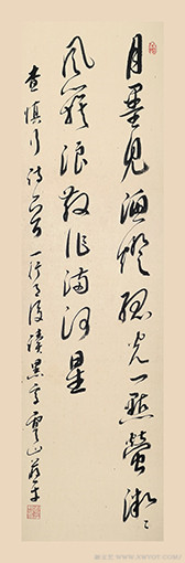 蒋建平作品《舟夜书所见》