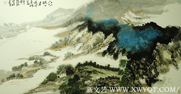 蒋颖作品《江山映日月，风光更娇美》
