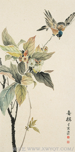 白承玲作品《喜梅》