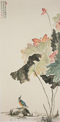 白承玲作品《荷塘情趣》