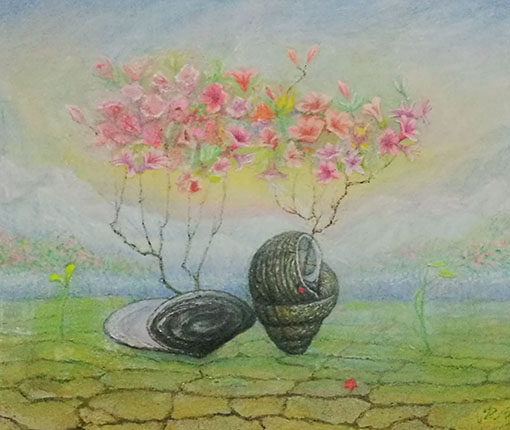 沈光宇作品《红色基因》规格：40cmX50cm