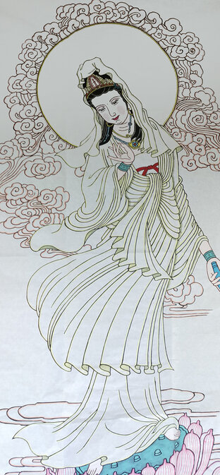 李振林作品2《观音图》