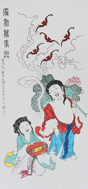 李振林作品4《家和万事兴》