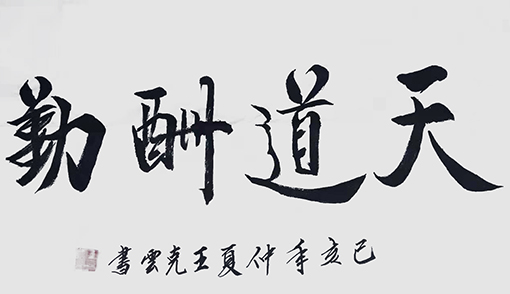 王克云作品10《天道酬勤》