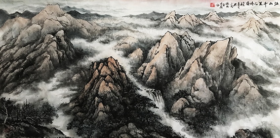 王鸣荣作品2《江山千里几时还》