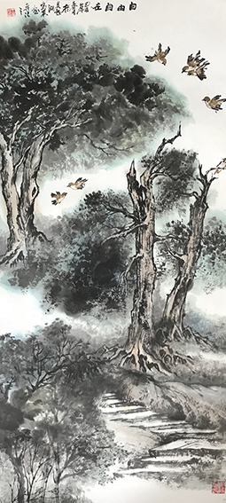 王鸣荣作品8《自由自在》