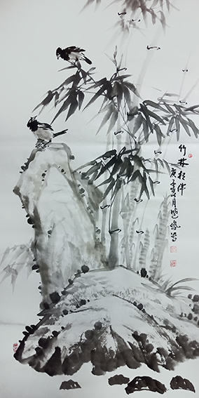 孙晓凤作品2《竹林相伴》