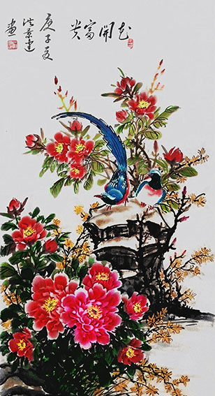 洪景建作品7《花开富贵》