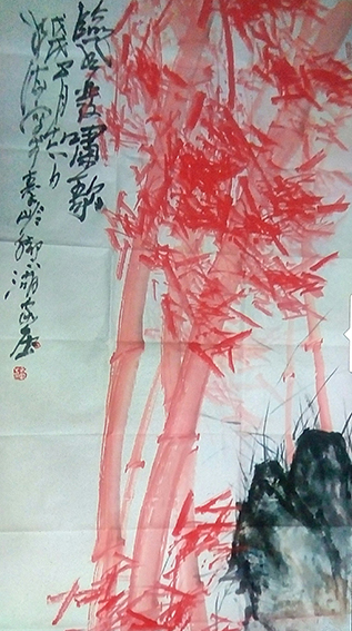 白如海作品《临风发啸歌》