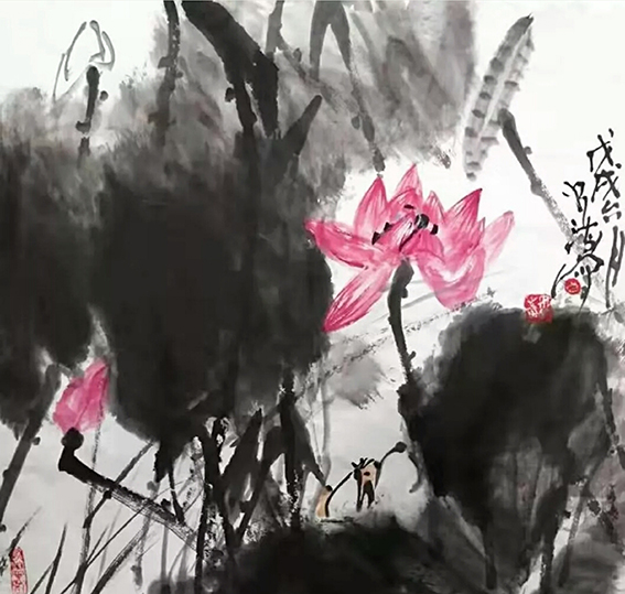 白如海作品《墨韵》