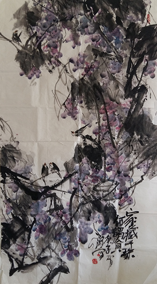白如海作品《家藏千珠何谓贫》