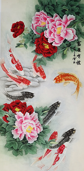 石会臣作品《富贵有馀》