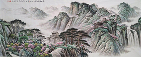 刘禹文作品《众志成城》之二