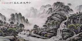 刘禹文作品《小桥流水人家》