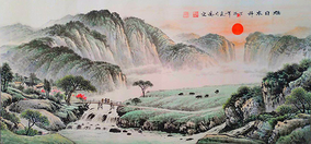 刘禹文作品《旭日东升之3》