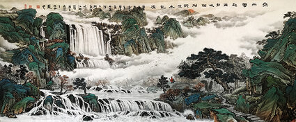 康明义作品10《空山云起雨》