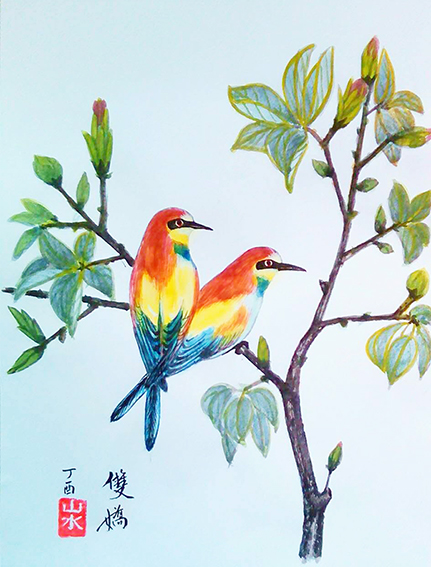 顾品江作品7《双娇》