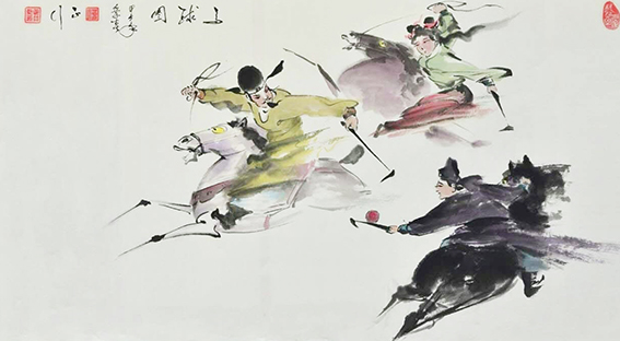 任正行作品9《马球图》